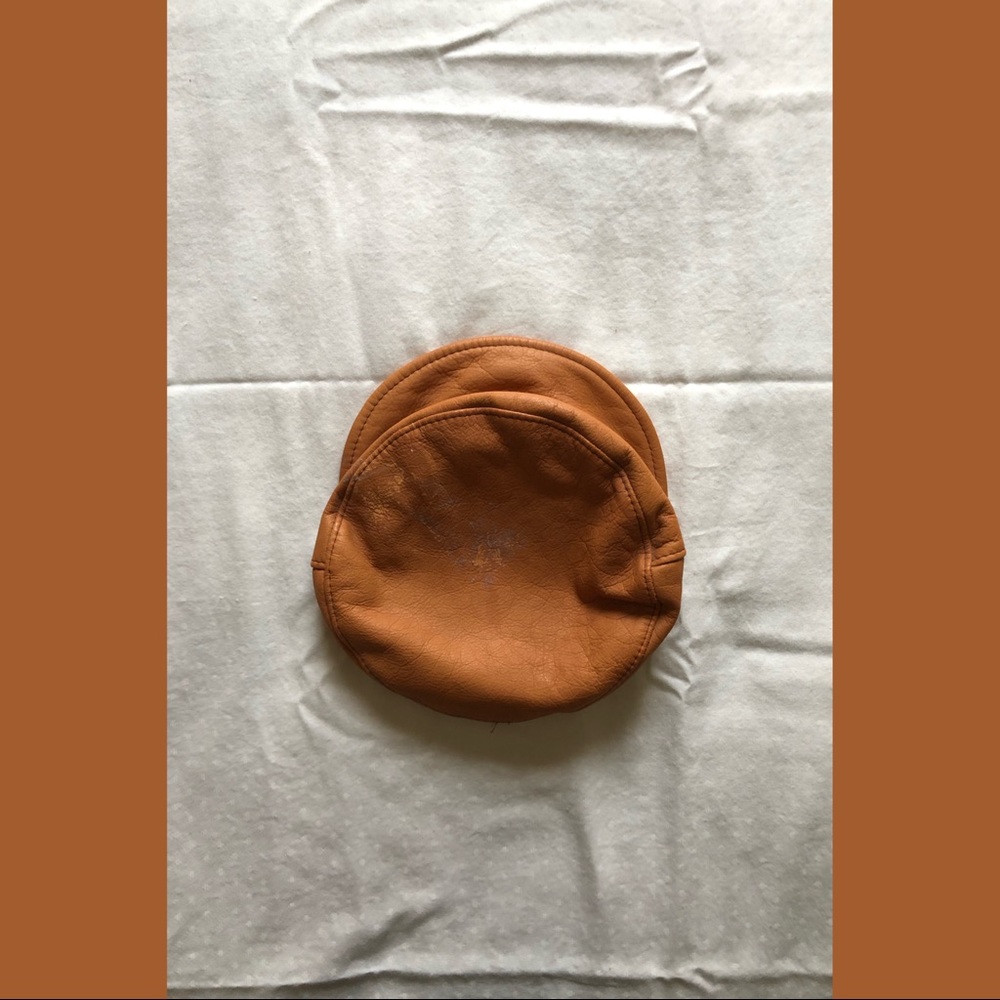 ORANGE NEWSPAPER BOY HAT